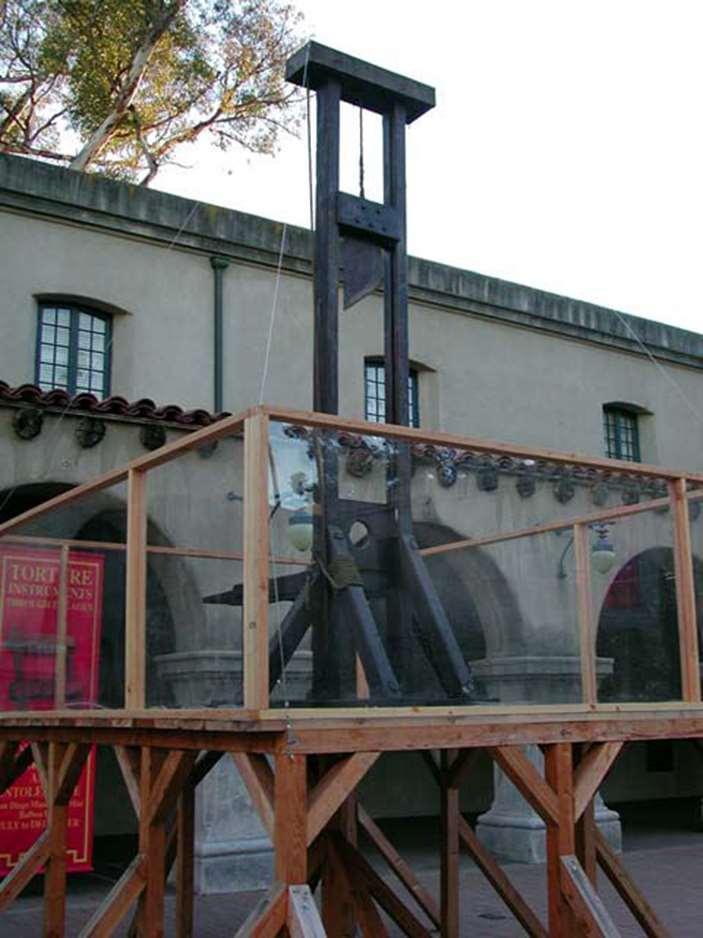 Revolutionaries used Guillotine Both the King and Queen were beheaded French Monarchy