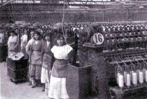 Asbestos plant in London, England 1910: