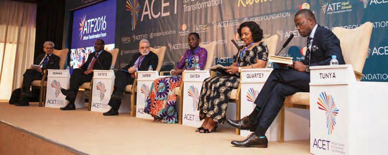 A Broad Mix of Experts and Knowledge The 2016 African Transformation Forum attracted a broad mix of public and private sector officials representing almost three dozen countries across four