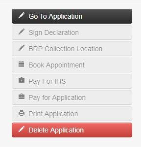 The University of Edinburgh 12 > > Select Go to Application on
