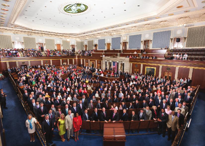 Chapter 1 American Government and Civic Engagement 17 Figure 1.8 This official photograph of the the 114th Congress depicts the fairly uniform nature of congressional representation.