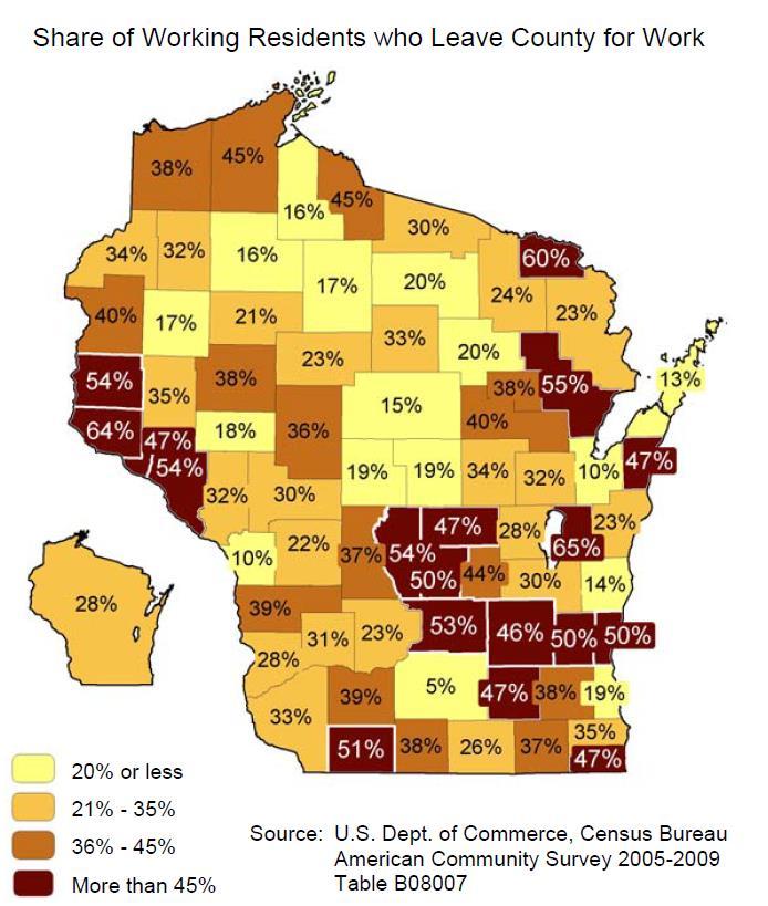 Commuting and Job Access Source: WI