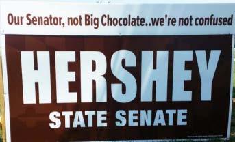 Although the Court agrees that the public is not likely to confuse the Senator with a candy bar, the confusion requirement also encompasses confusion with respect to sponsorship or affiliation.