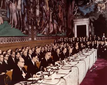 3- A small steps strategy - 1957 : Rome Treaty : Creation of the EEC European