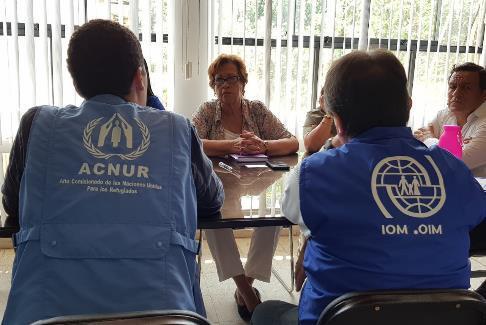 UNHCR co-leads the Refugees and Migrants Working Group (GTRM by its Spanish acronym), comprised by UN Agencies, international and national NGOs, to strengthen the coordination of the national