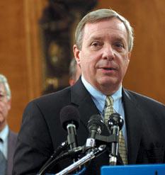 Senate Richard Durbin (D) Persuade Members to vote on party lines