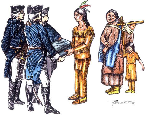 Aftermath Unlike the French, the English Refused to give gifts to Native Americans Moved onto Native American land The Native Americans revolted (Pontiac s Rebellion) The English responded with