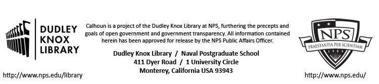 Calhoun: The NPS Institutional Archive DSpace Repository Faculty and Researchers Selected Student Publications 2016-11-03 The Relationship