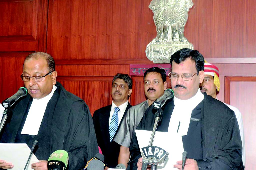 Swearing-in-Ceremony of Hon'ble Shri Justice Satrughana Pujahari as Judge of Orissa High Court on