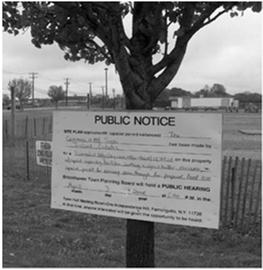 State hearing notice requirements Public meeting requirements Legal notice in official newspaper 5 days prior to hearing date Mail notice to: Parties to the appeal Regional state park commission, if
