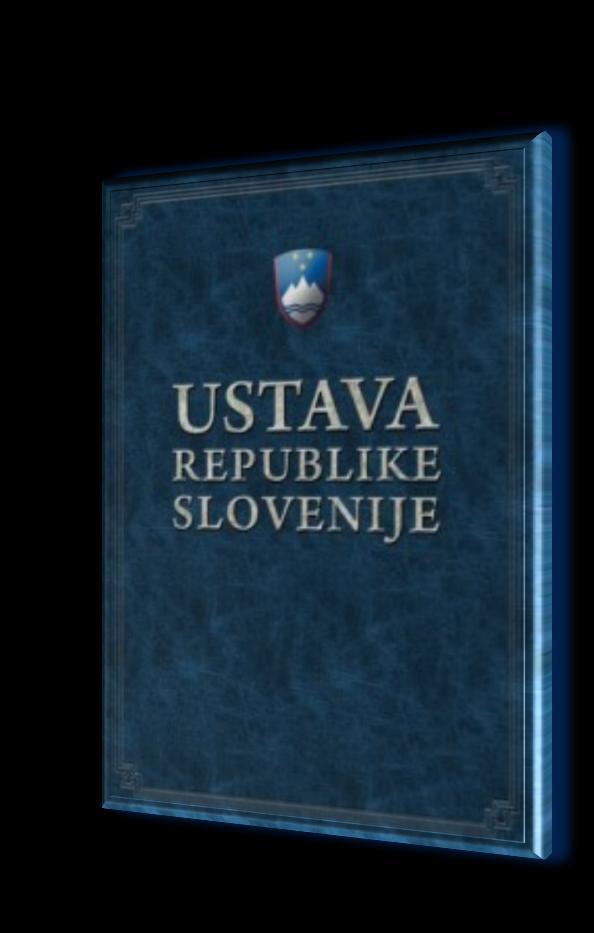 CONSTITUTIONAL PROVISIONS modern constitution, adopted on 23 December 1991 Slovenia is democratic republic, state governed by the rule of law and a social state; state of all its citizens, founded on