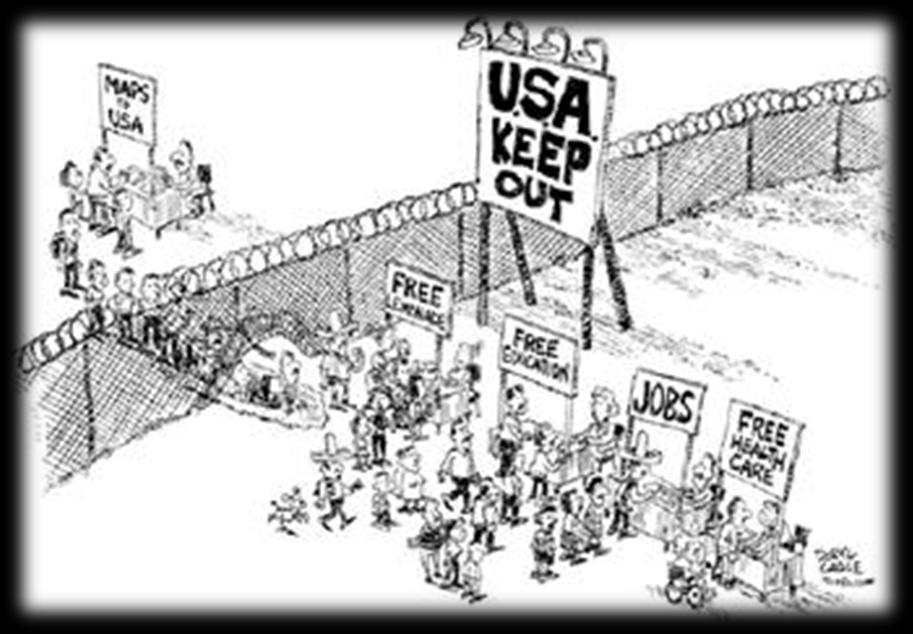 Immigration Policies of Host Countries Immigration policies of host countries two ways: quota system or guest workers U.S.
