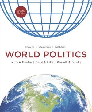 Frieden, Lake, and Schultz, World Politics n UCSD bookstore