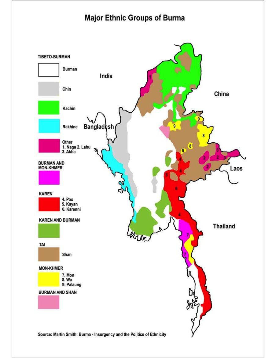 extrapolating from the Kachin case necessarily generalises some peculiarities of other minority groups, it offers a useful lens through which to view state practice vis-à-vis ethnic minority