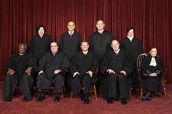 U.S. Supreme Court 2010 The Roberts Court, 2010 Back row (left to right): Sonia Sotomayor, Stephen G. Breyer, Samuel A.
