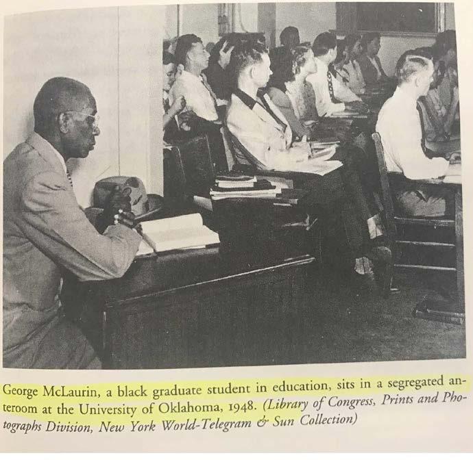George McLaurin segregated at
