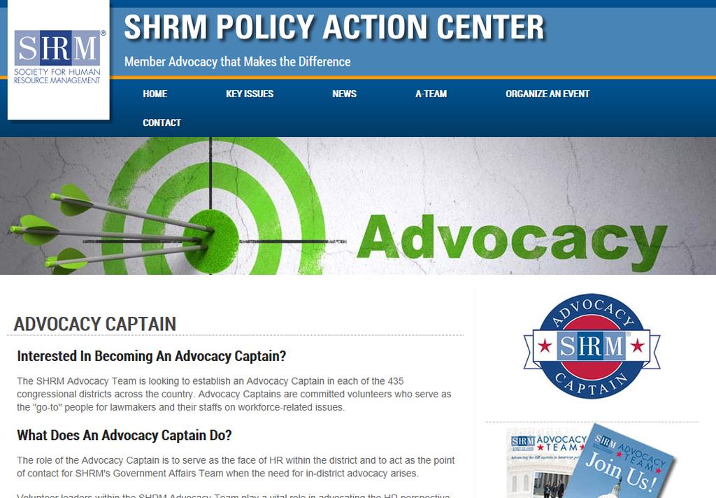 23 SHRM 2015 Making an Impact in 2016: A Year for SHRM Advocacy Be