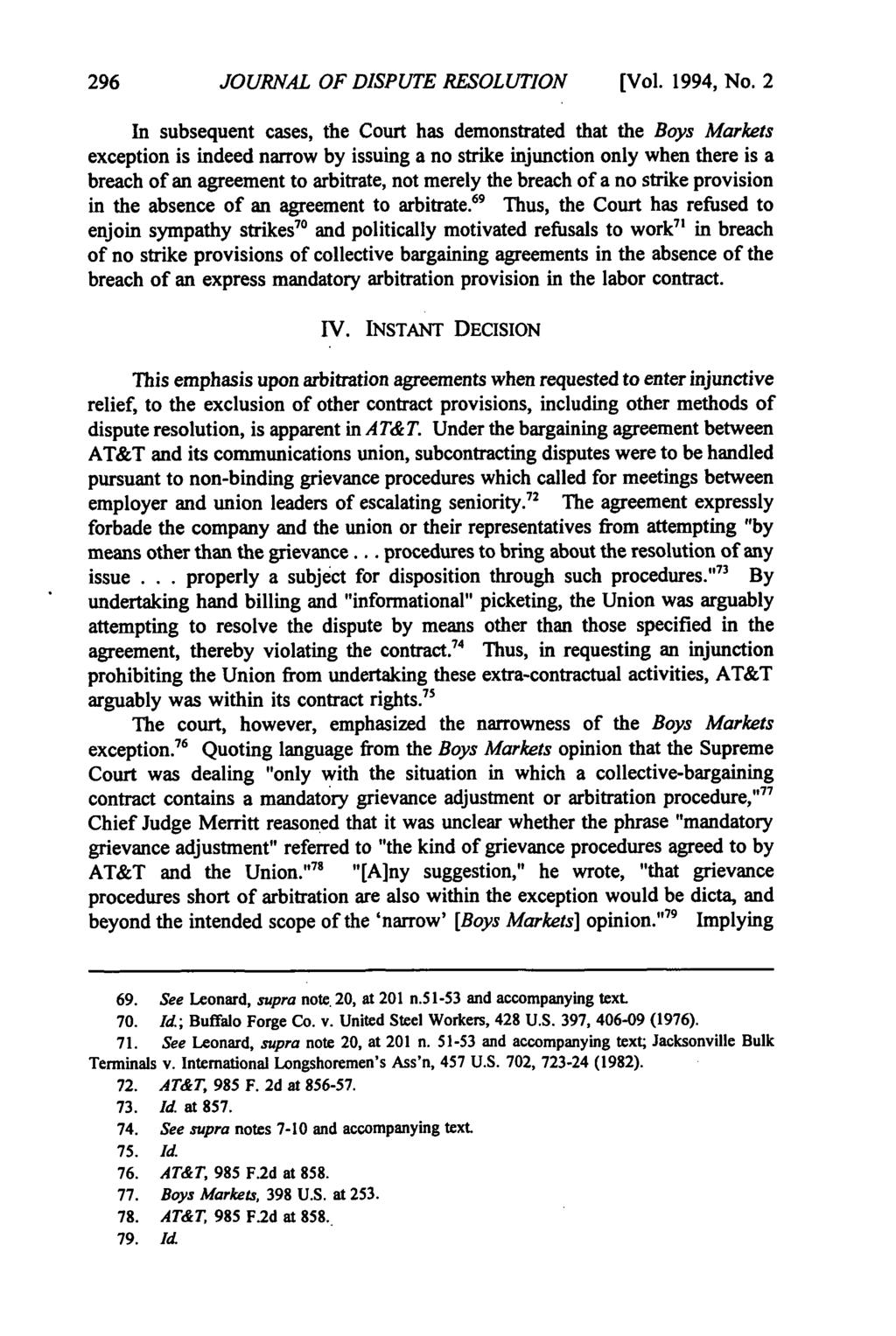 Journal of Dispute Resolution, Vol. 1994, Iss. 2 [1994], Art.