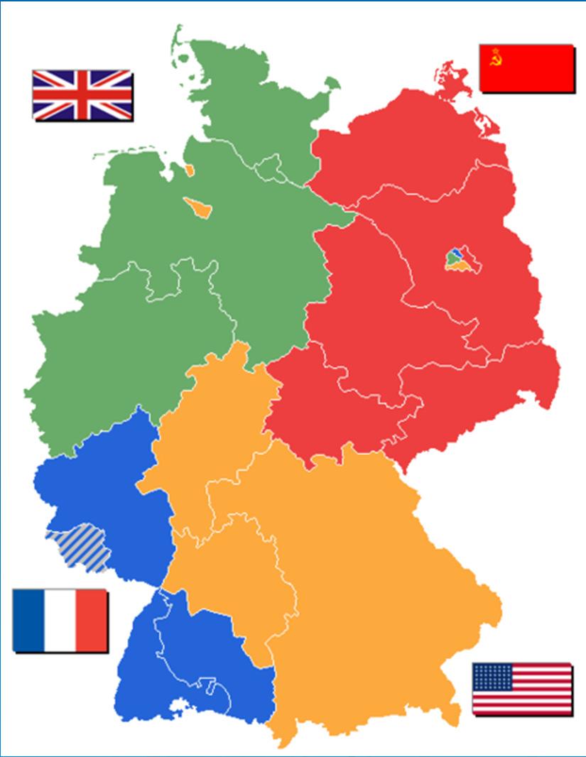 Division of Germany into 4