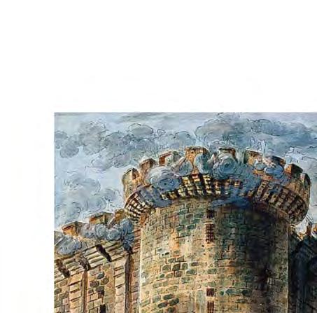 The attack on the Bastille claimed the lives of about 100 people.