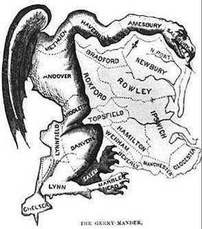 What is gerrymandering and what are its purpose and result? Gerrymandering involves drawing the borders of districts to favor one political party.