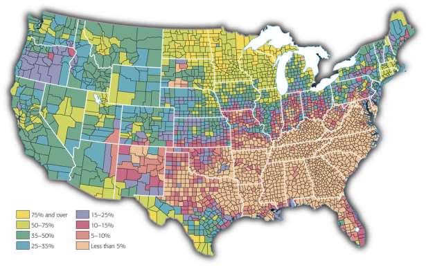 Where would immigrants settle once in America? o o In cities in the northeastern and north -central states.