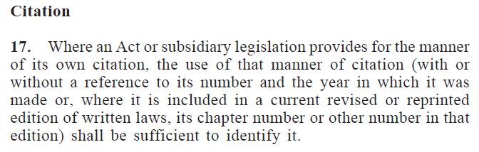 SHORT TITLE To identify and name a legislation To simplify the name of the