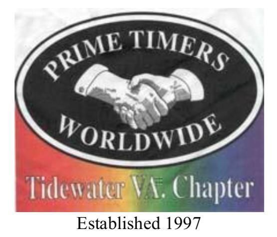 2018 From President Joe Davis: Happy July! Could it GET any hotter? I wanted to thank a few people for their help with manning the Prime Timer booth at HR Pride on Saturday, June 30th.