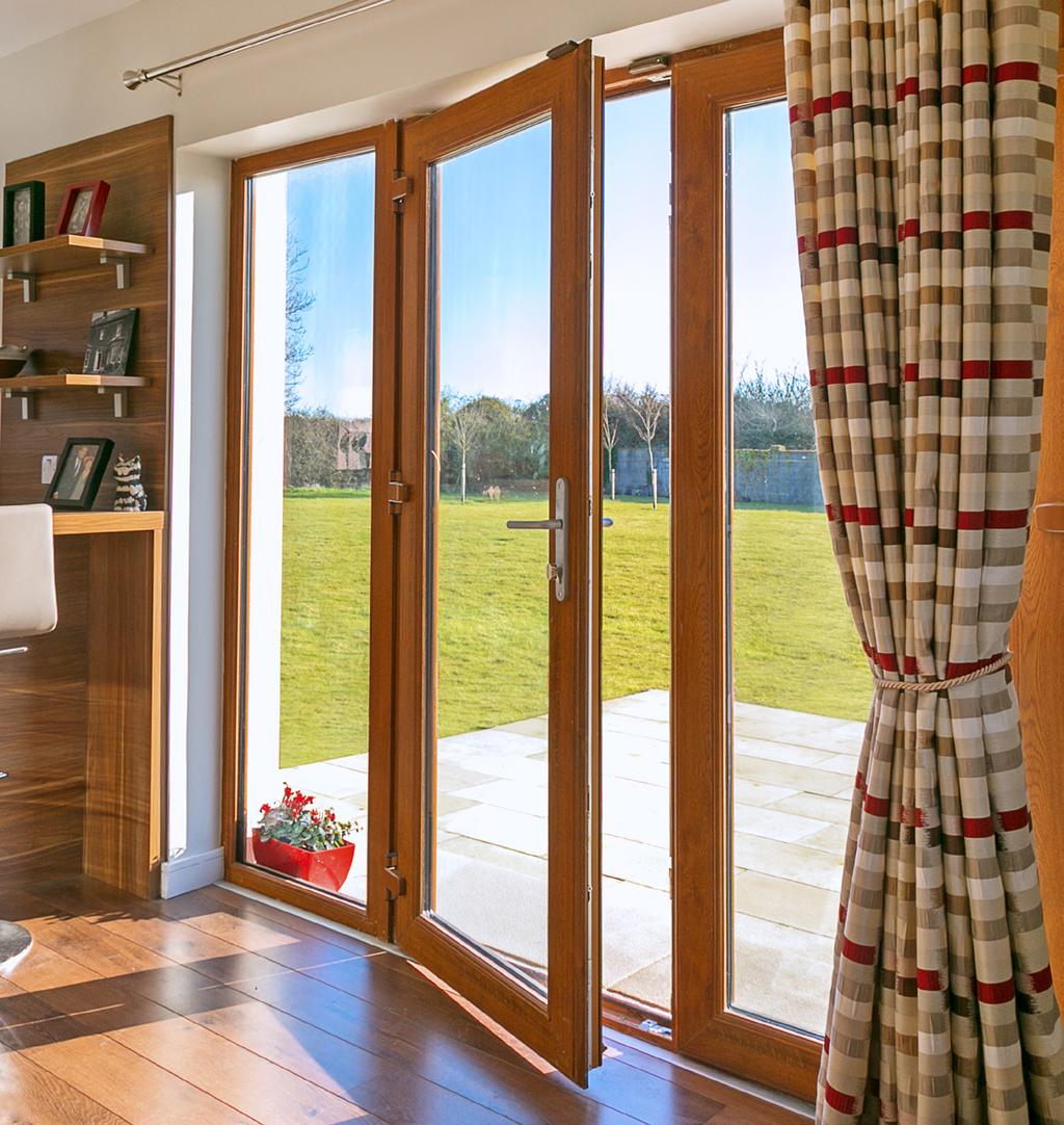FRENCH DOORS Our range of double rebated upvc residential and French doors are available in a wide choice of styles, colours and glass options, with a performance which outlasts other brands.