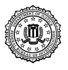 U.S. Department of Justice Federal Bureau of Investigation Criminal