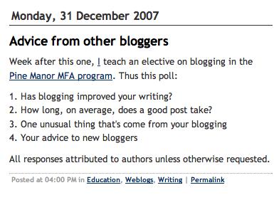 Bloggers, Beware Shorter is better and easier Everything is public forever Post nothing offensive Link, link, link Don't dumb down language because it s a blog Understand and speak to your readers