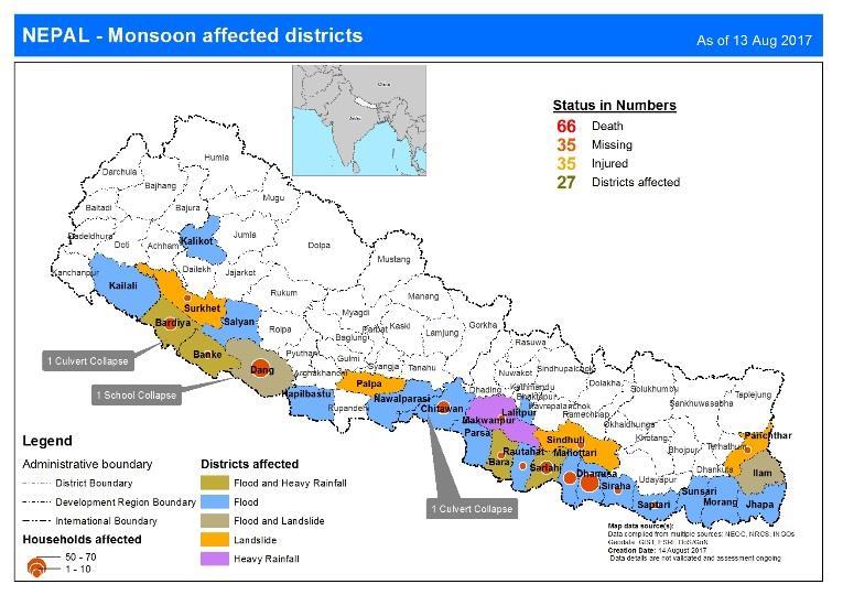 Nepal: Flood 2017 Office of the Resident Coordinator Situation Report No.