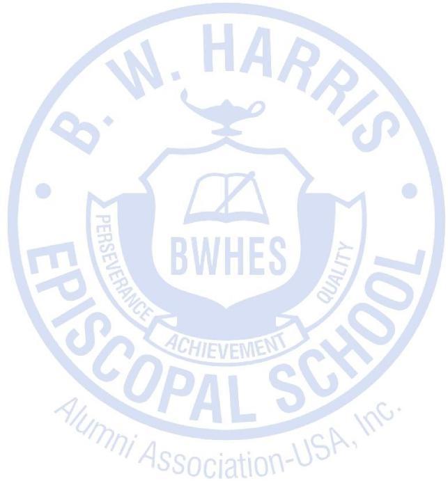 CONSTITUTION AND BYLAWS OF THE B. W. HARRIS EPISCOPAL SCHOOL ALUMNI ASSOCIATION-USA, INC. CONTENTS PREAMBLE....2 ARTICLE l: PURPOSE.......2 ARTICLE II: MEMBERSHIP AND DUES.