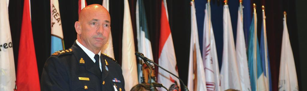 RACISM WILL NOT BE TOLERATED, NATIONAL CHIEF MEETS WITH COMMISSIONER p8 RCMP Commissioner Bob Paulson addresses the AFN Special Chiefs Assembly on December 9, 2016.