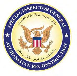 SIGAR Special Inspector General for Afghanistan Reconstruction OFFICE OF SPECIAL PROJECTS Status of U.S.