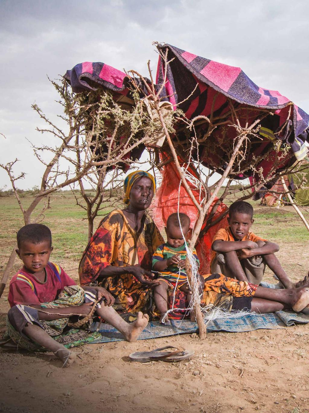 internally displaced persons Somalia. Families affected by prolonged drought.