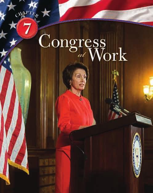 INTRODUCING CHAPTER 7 Essential Question Chapter Audio Spotlight Video Members of Congress can sponsor bills to represent voters interests. They are bound by the rules of the House or Senate.