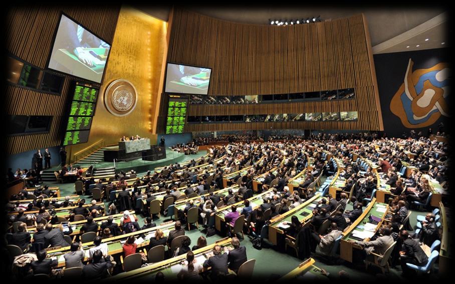 - informal and interactive annual UN General