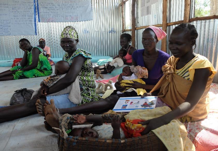 children. During the last week of April, an estimated 7,500 South Sudanese refugees arrived at Pagak entry point in Gambella Region.