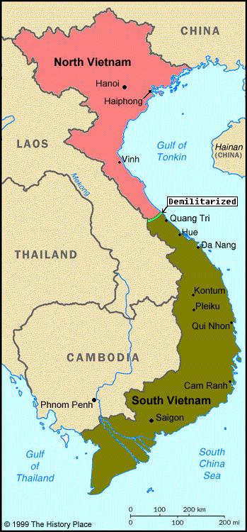 The situation in Vietnam by 1961 Vietnam was a French colony, known as French Indochina. Ho Chi Minh was at war with the French, fighting for Vietnamese independence.
