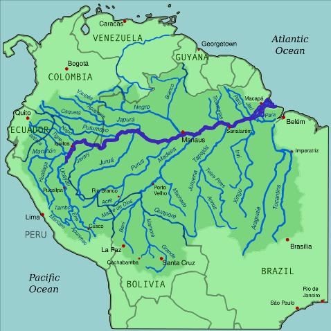 Pacific Ocean Panama Canal Andes