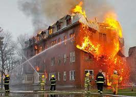 Arson: Willful, malicious, and illegal burning or exploding of a building Can include other types of