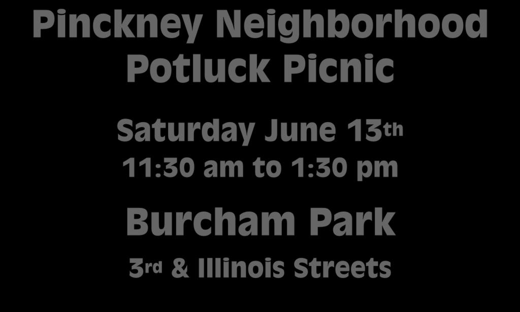Pick-up starts very early Monday morning June 1 st (put your brush our Sunday night).