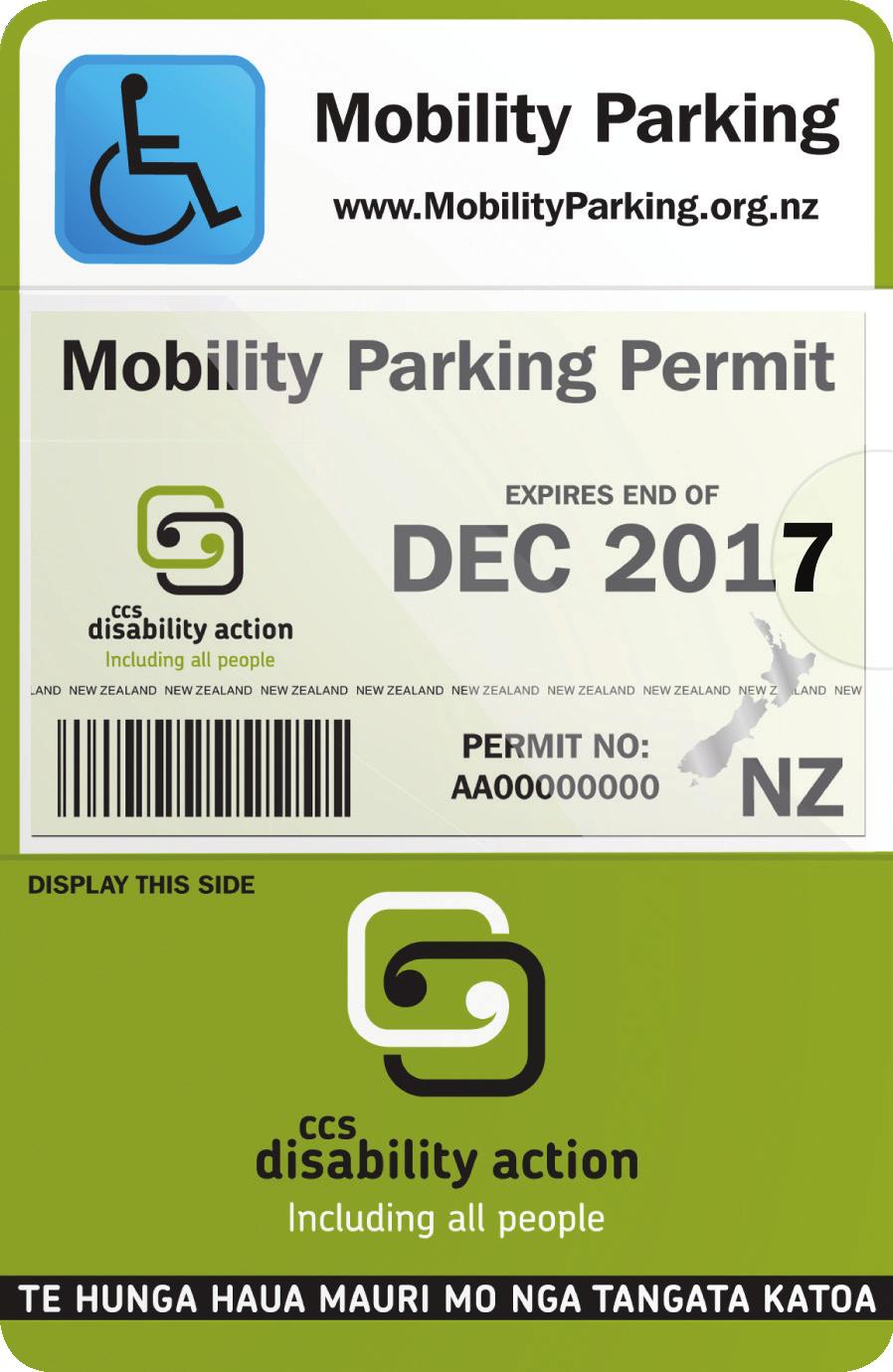 using this form or online at www.mobilityparking.org.