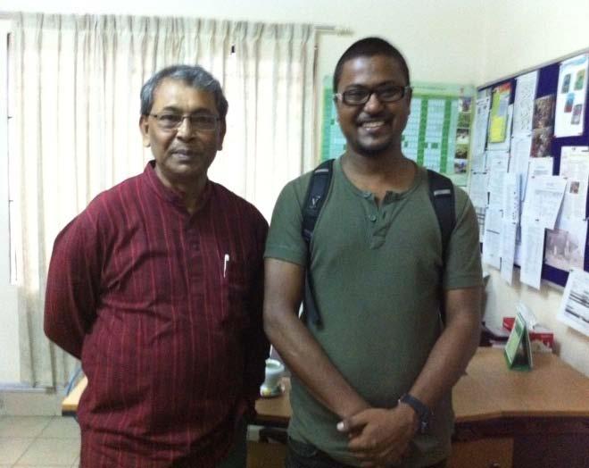 Ramna Police Station in Dhaka, August, 2011. Photograph with the Program Director Mr.