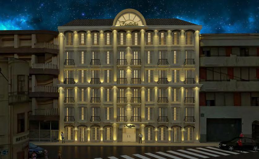 1 THE PROJECT Fontinha Hotel Design is the rehabilitation project of a historical building in Porto city center, right across the famous Santa Catarina street.