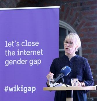 Swedish Ministry for Foreign Affairs in partnership with Wikimedia and a number of local partners launched an initiative called #WikiGap to add information about women to Wikipedia.