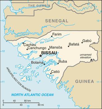 Guinea Bissau Location: West Africa Population: 1.