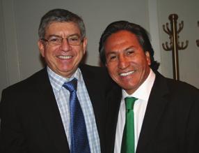 Gaviria and Former President of Peru Alejandro Toledo The World Indigenous Business Forum (WIBF) held in October 2010 was an opportunity