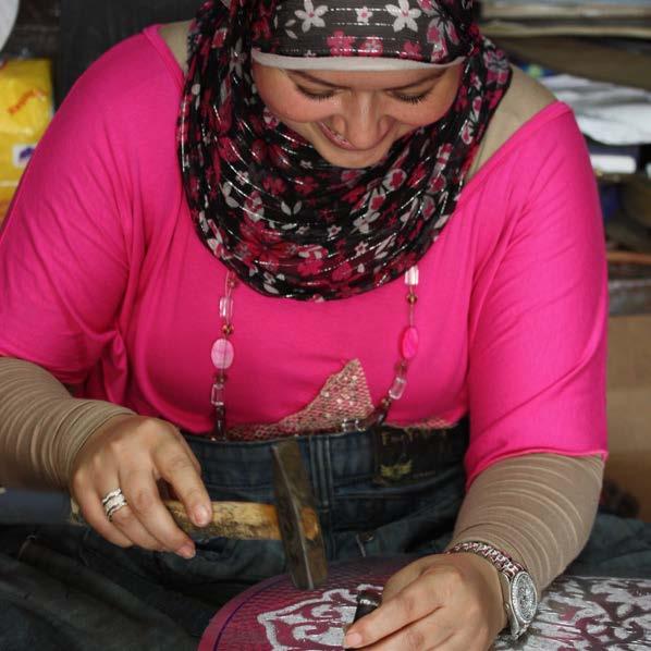 Meet Fatima Fifth in generations of metal artisans, Fatima is the only Lebanese woman to practice the profession of metal working.